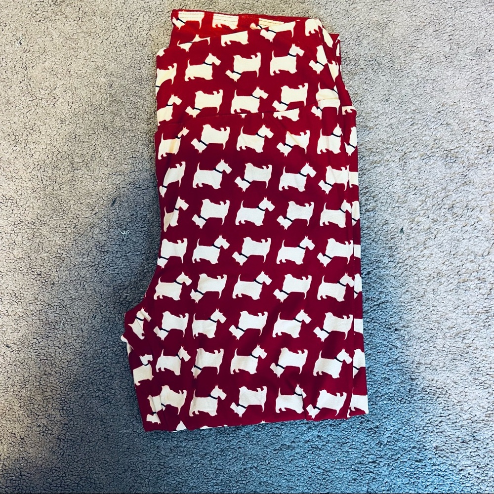 LuLaRoe OS Scottish Terriers Leggings